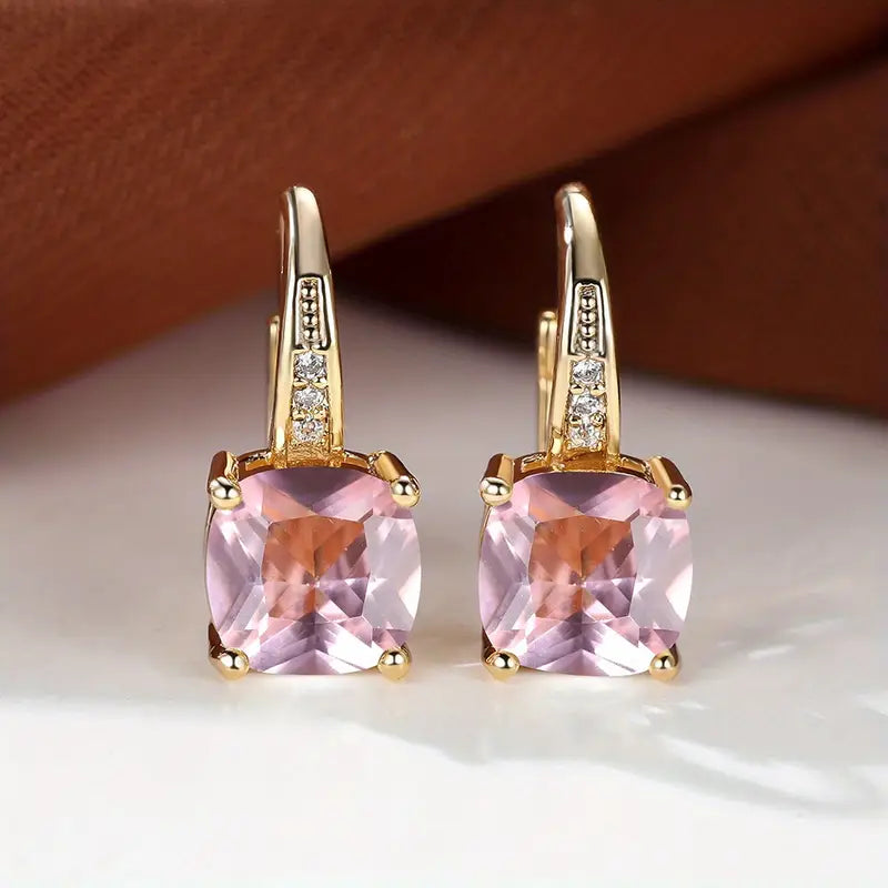 Pendientes de Aro Mystic Stone | Dorado