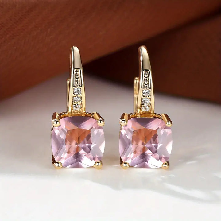 Pendientes de Aro Mystic Stone | Dorado