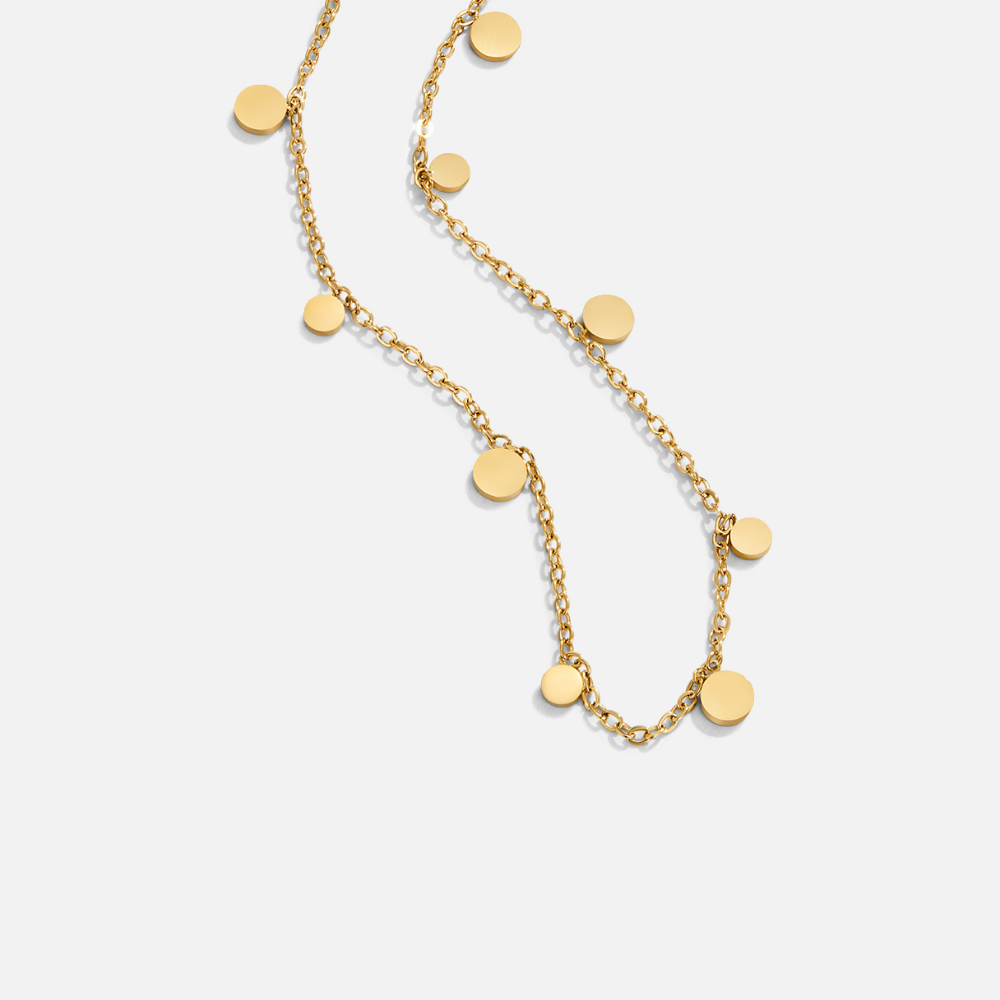 Collar de gota de oro Agatha