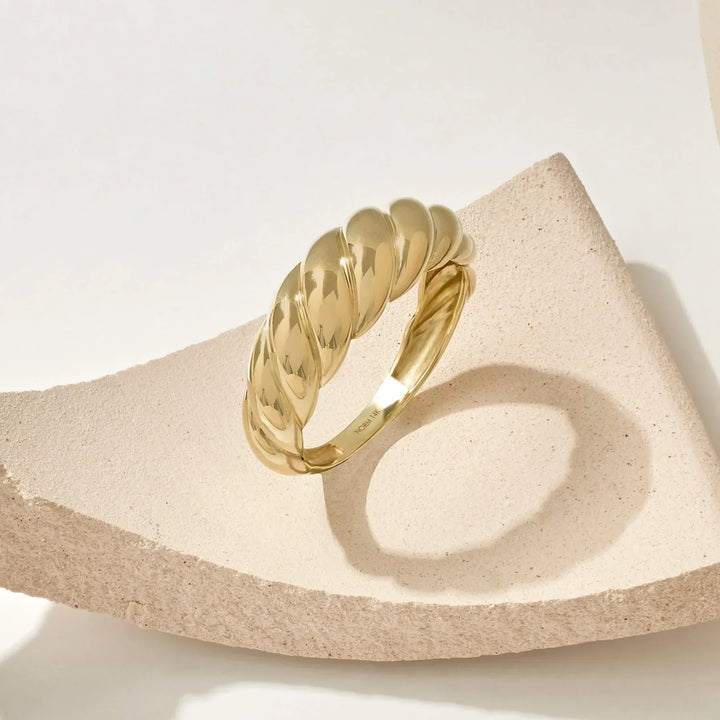 Anillo Croissant | Dorado