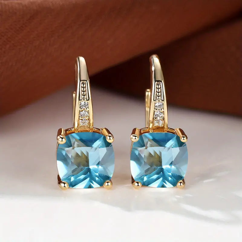 Pendientes de Aro Mystic Stone | Dorado
