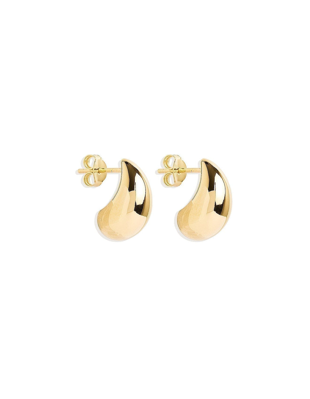 Pendientes colgantes Mato Drop | Oro blanco