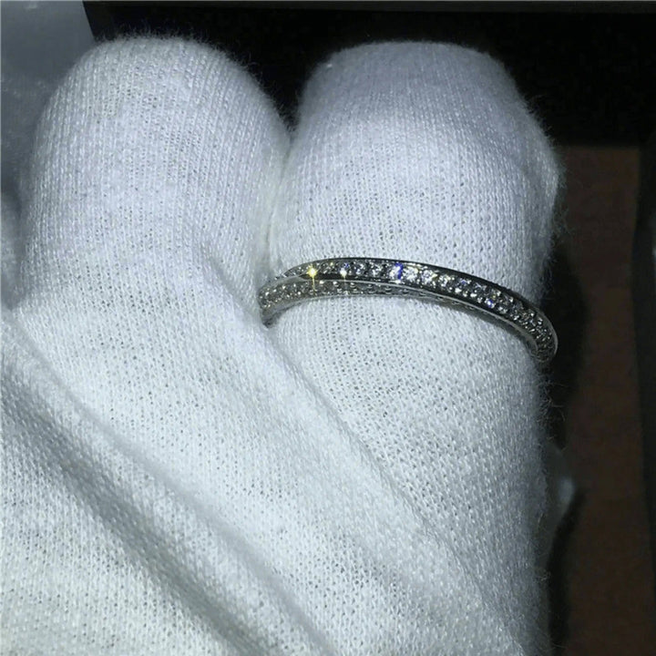 Anillo de banda tejida Julianne