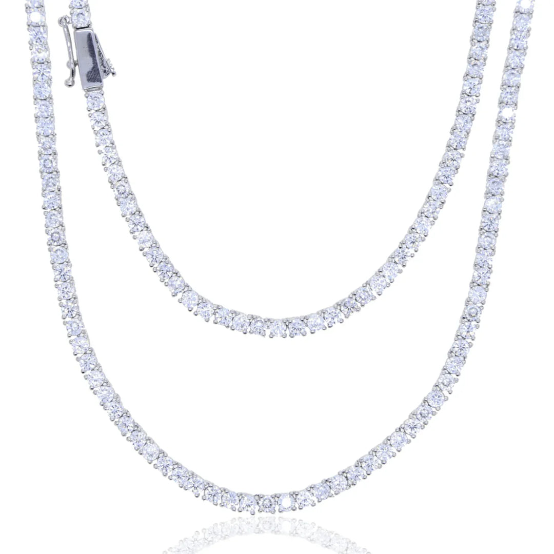 Collar de cadena de tenis