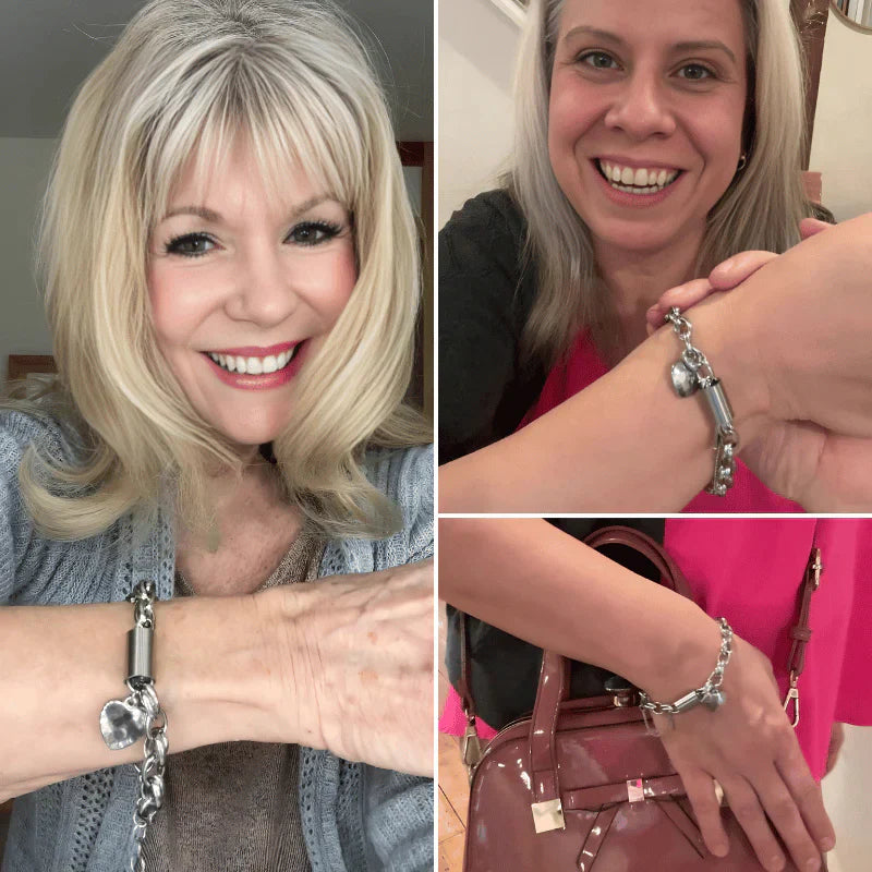 Pulsera Gruesa Heartened | Dorado