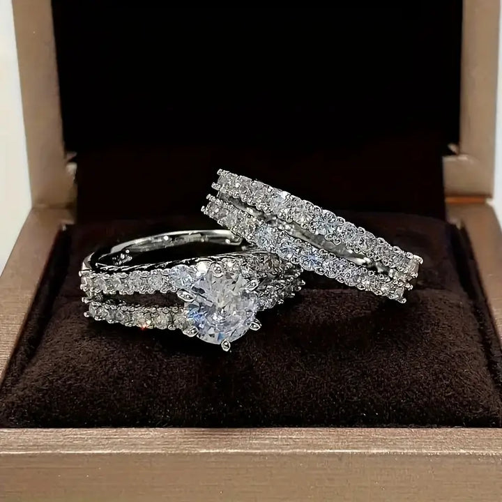 Set de Anillos Eternal Radiance | Dorado