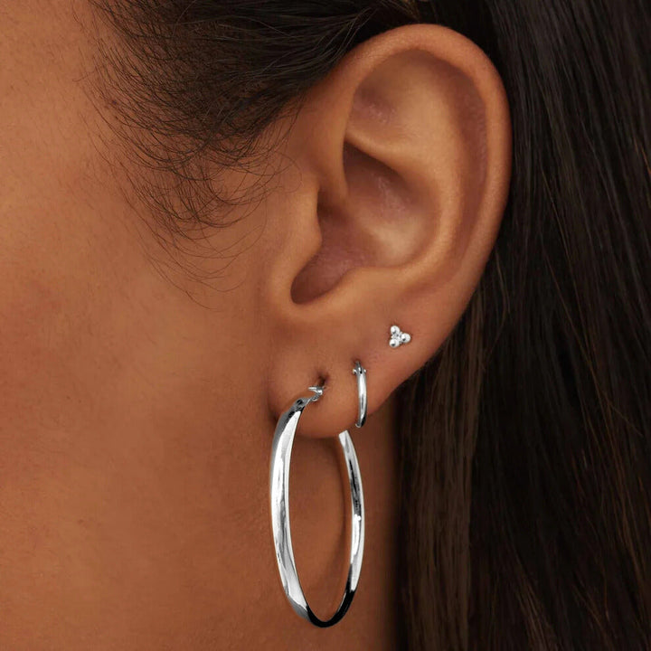 Pendientes Noa Serane | Oro blanco