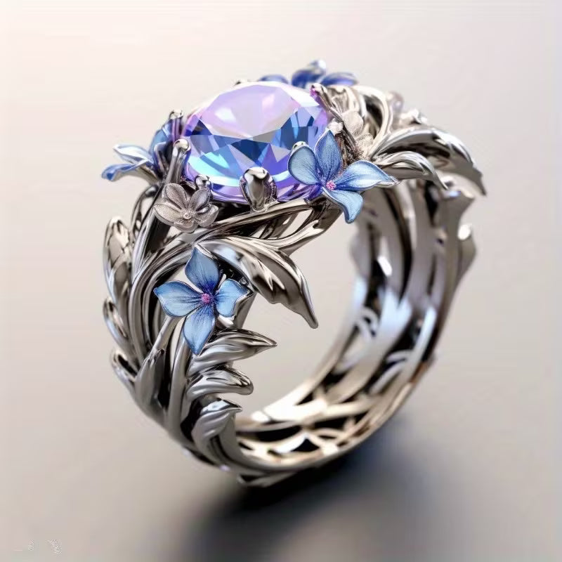 Anillo Heredero Flor de Lavanda