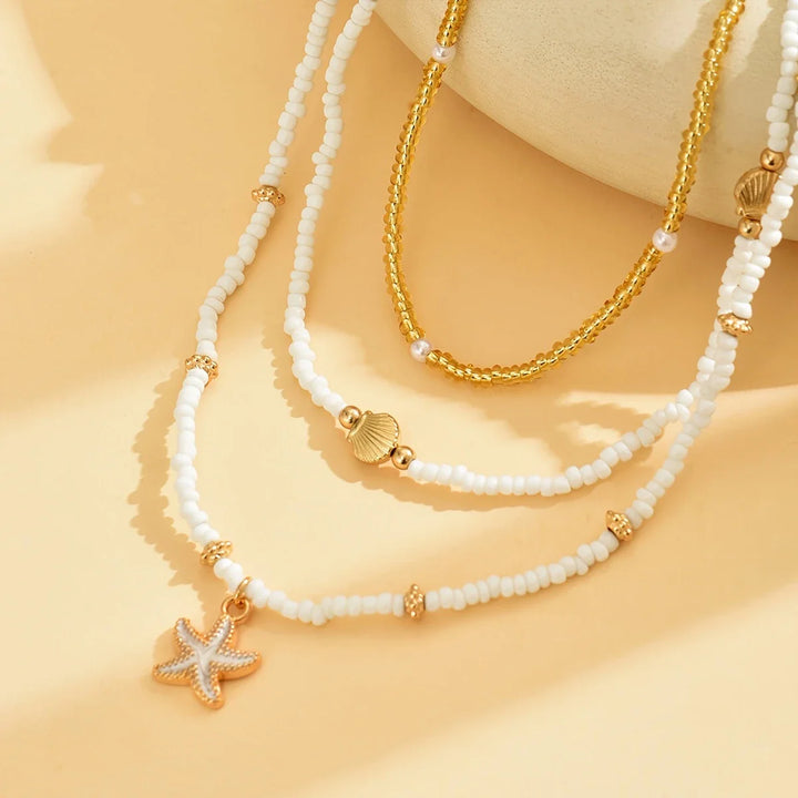 Collar Brisa del Mar con Perlas Tropicales