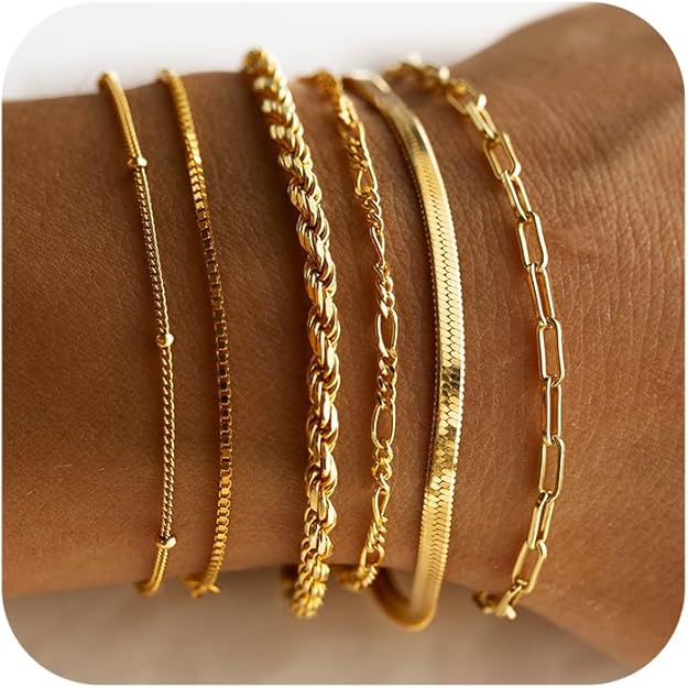 Set de Pulseras Isabella Vernetta | Dorado