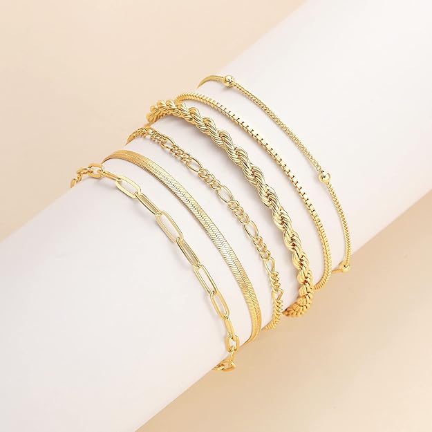 Set de Pulseras Isabella Vernetta | Dorado