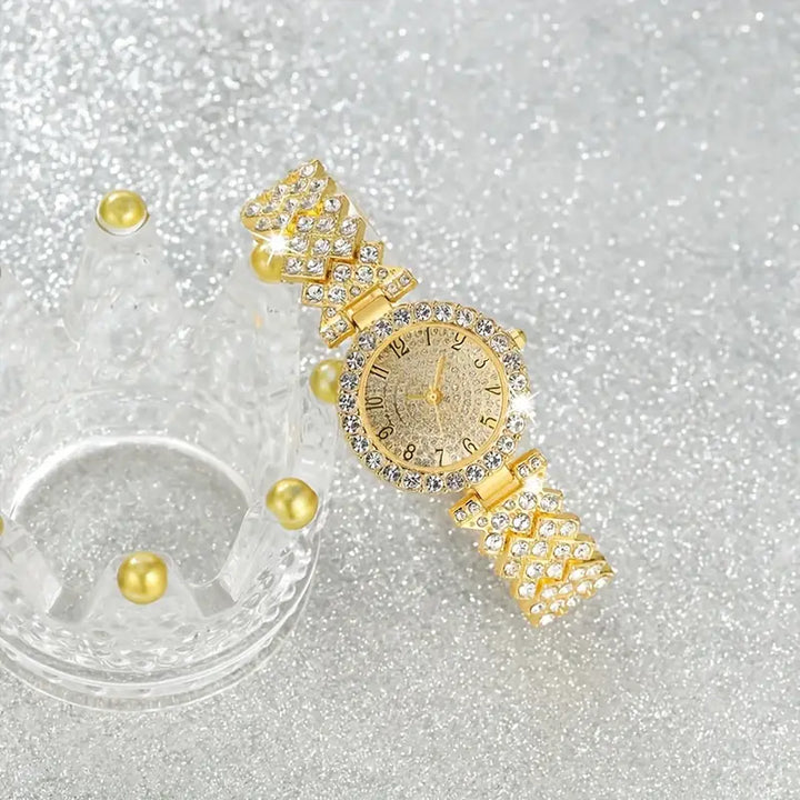 Set de Reloj y Pulsera Luxe Radiance | Dorado