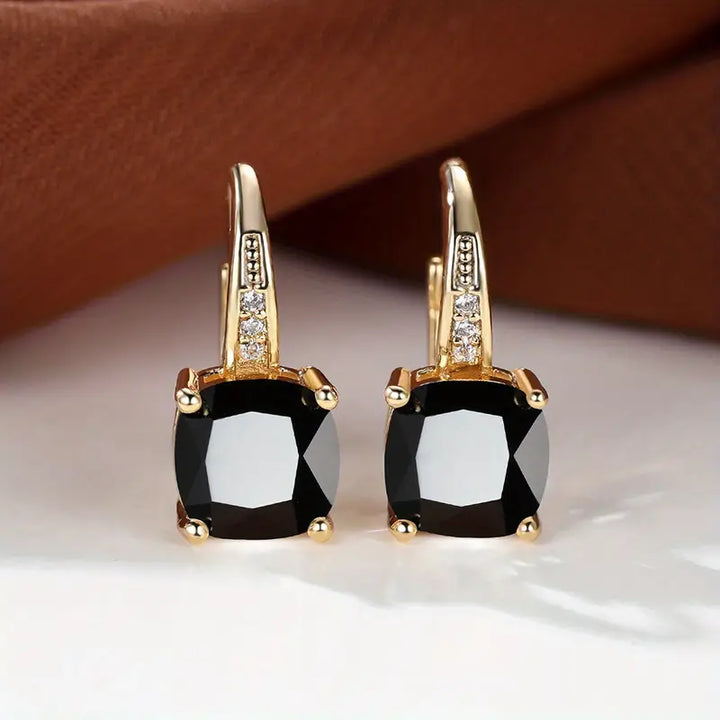 Pendientes de Aro Mystic Stone | Dorado