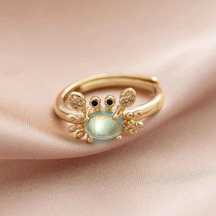 Anillo de Cangrejo Ajustable Elegante