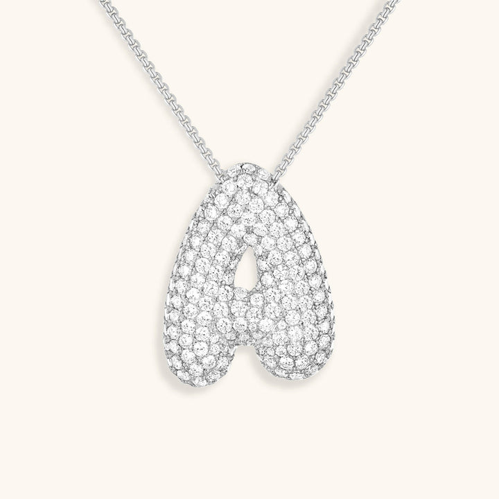 Collar de inicial con burbujas Hailey