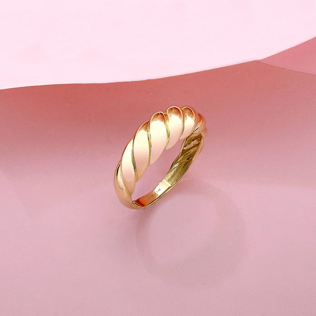 Anillo Croissant | Dorado
