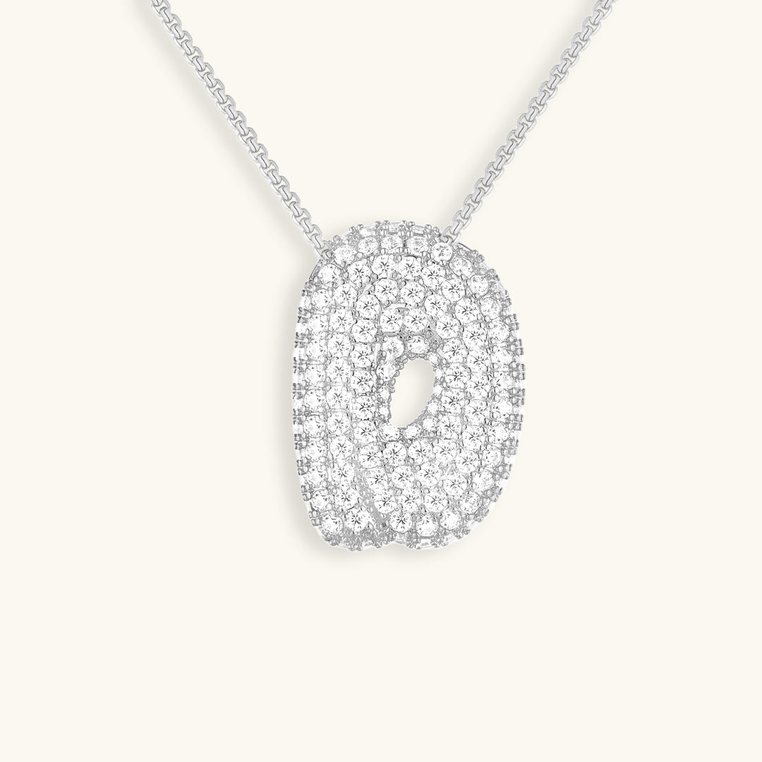 Collar de inicial con burbujas Hailey