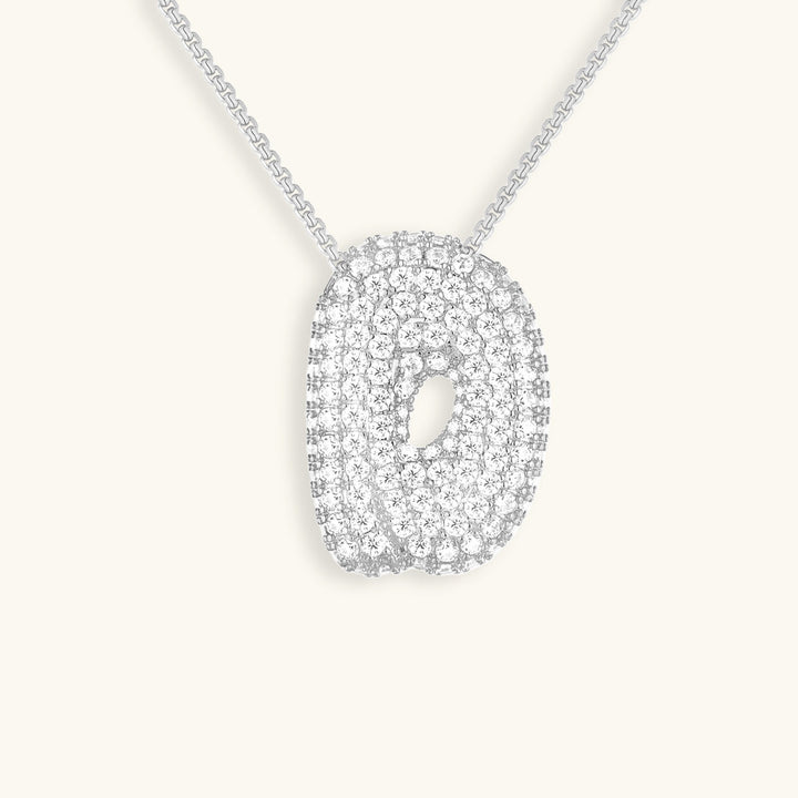 Collar de inicial con burbujas Hailey