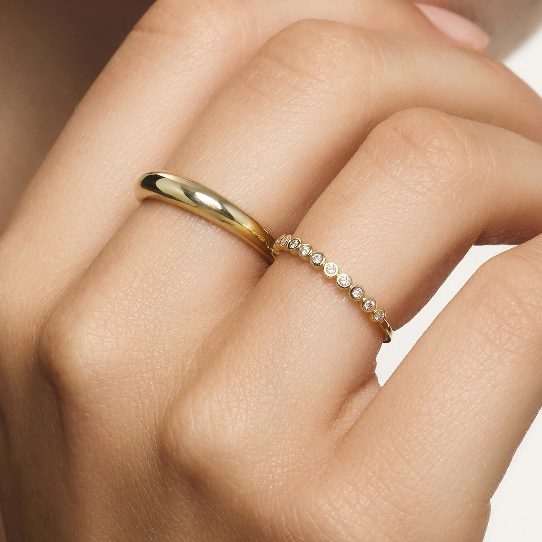 Anillo Midi Dome | Dorado
