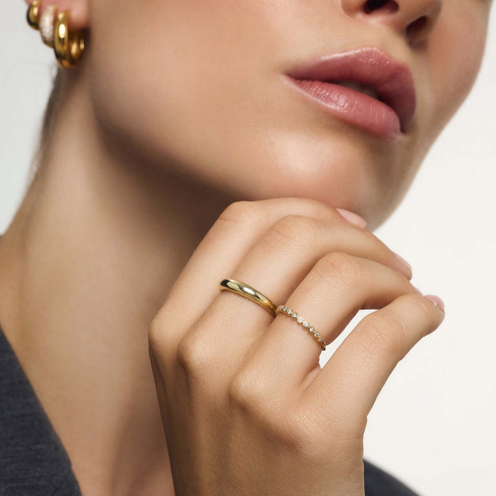 Anillo Midi Dome | Dorado