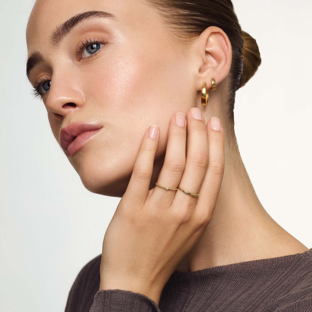 Anillo Slim Dome | Dorado