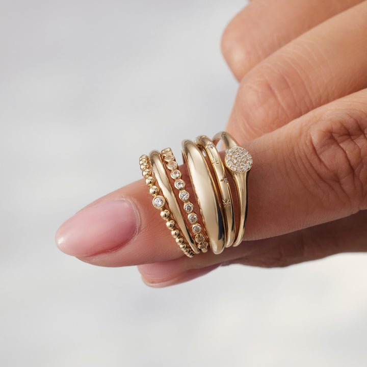 Anillo Midi Dome | Dorado