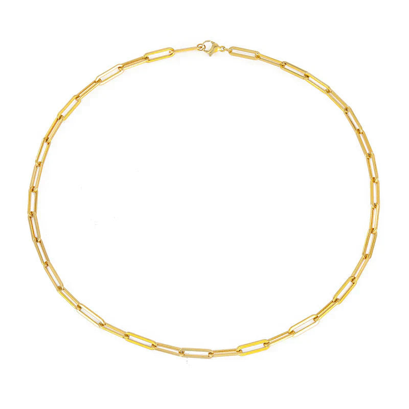 Collar elegante Archen | Oro blanco