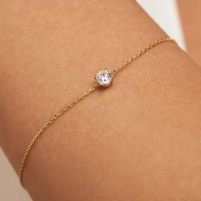 Pulsera Cléa Stein | Oro blanco