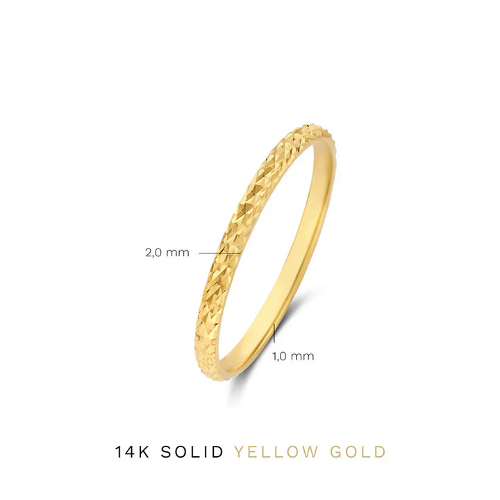 Anillo Ameline Trellis | Dorado