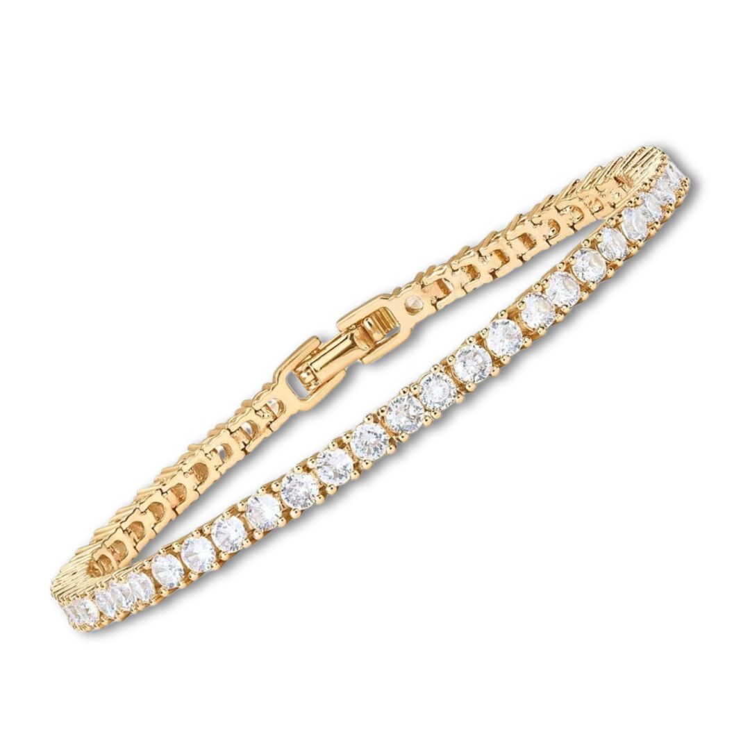 Pulsera de Tenis | Dorado