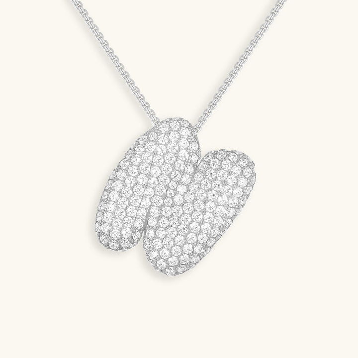 Collar de inicial con burbujas Hailey