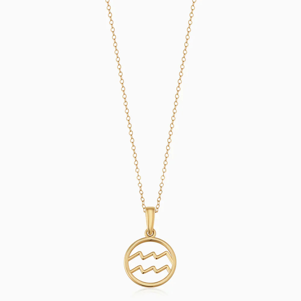 Collar de Signo Zodiacal | Dorado