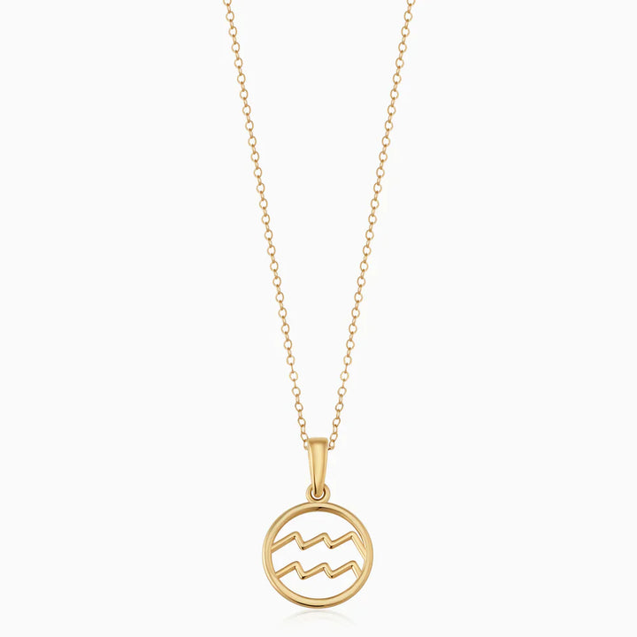 Collar de Signo Zodiacal | Dorado