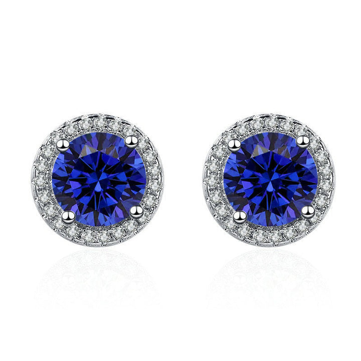 Pendientes Lucia Celestine | Oro blanco