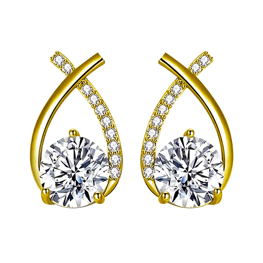 Pendientes dorados de Ariel