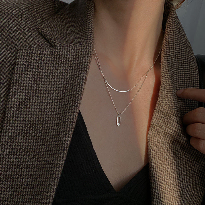 Collar de cristales superpuestos Gia