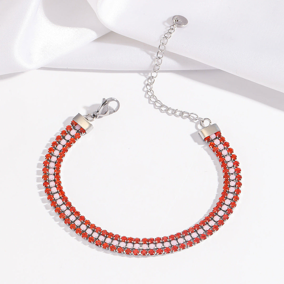 Pulsera Signature Shine | Oro blanco
