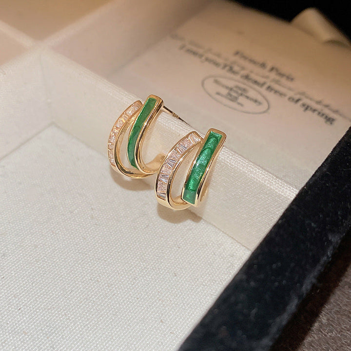 Pendientes Chloé Feuillage | Oro