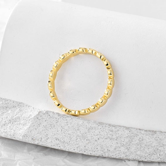 Anillo dorado Orbit Echo