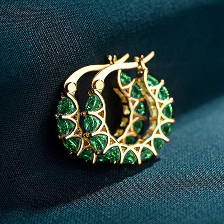 Pendientes tipo chandelier Elena Marlowe | Oro