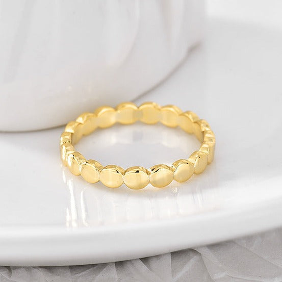 Anillo dorado Orbit Echo