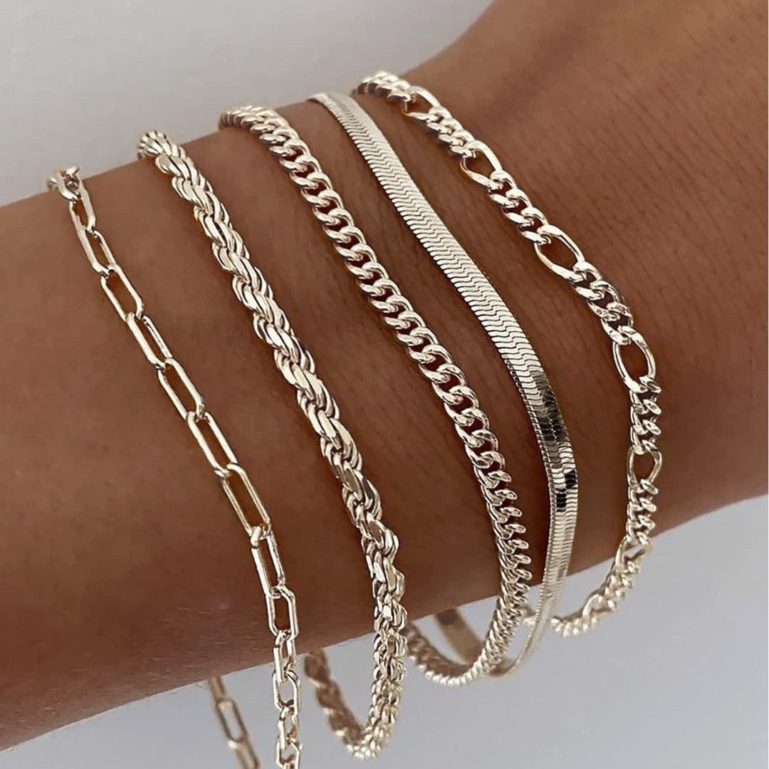 Set de Pulseras Ellis Renner | Dorado