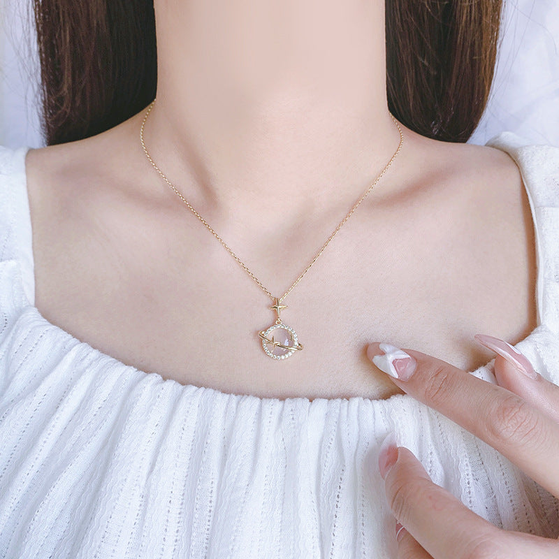 Collar Luz Estelar Cósmica