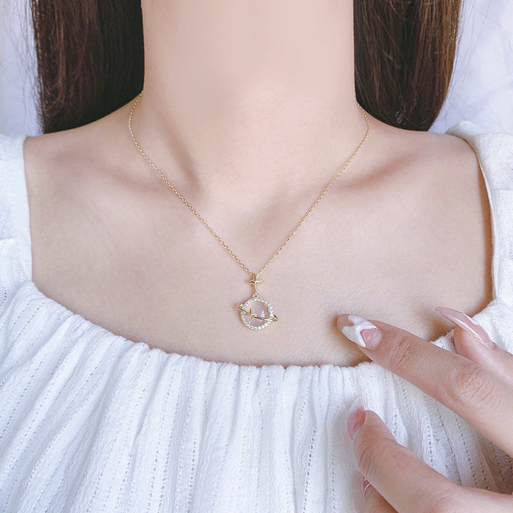 Collar Luz Estelar Cósmica