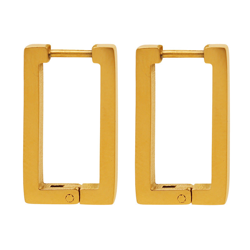 Pendientes geométricos dorados Terra