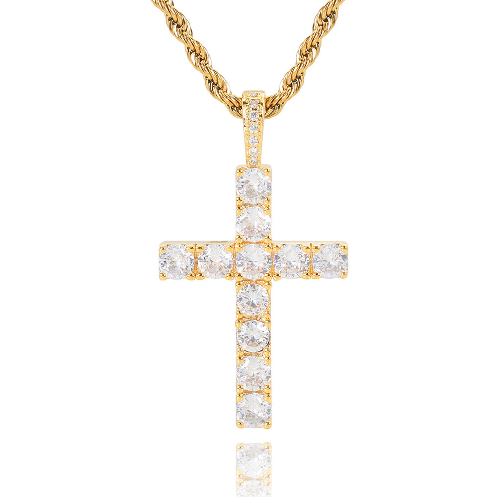 Collar de Cruz | Dorado