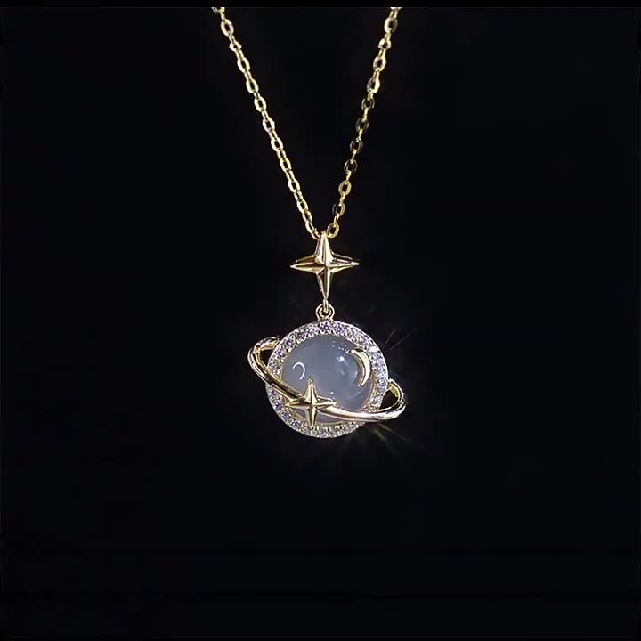 Collar Luz Estelar Cósmica