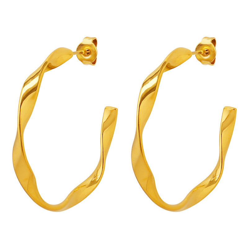 Pendientes dorados Iris