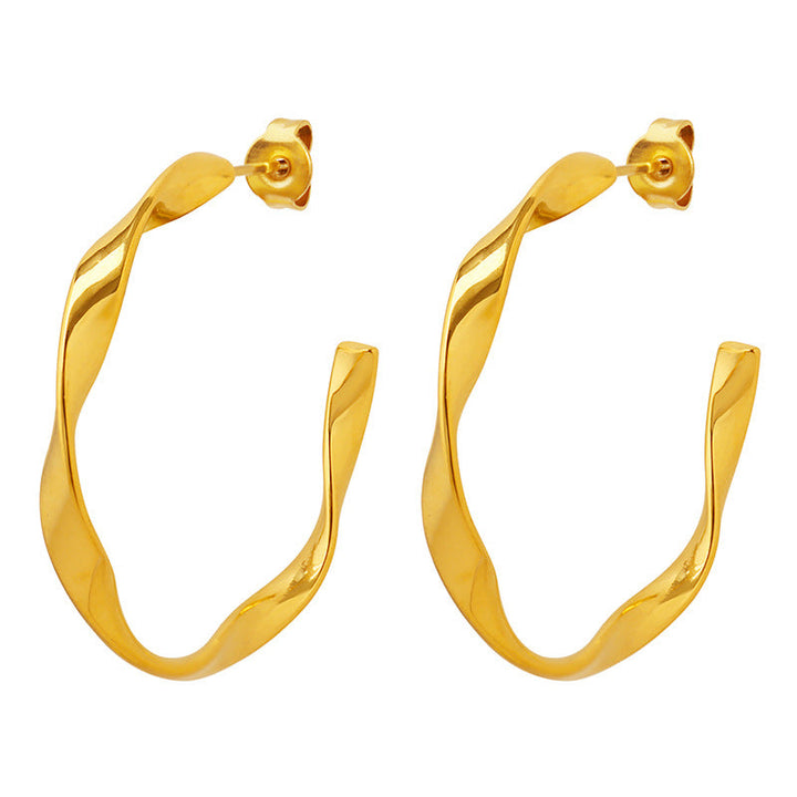 Pendientes dorados Iris