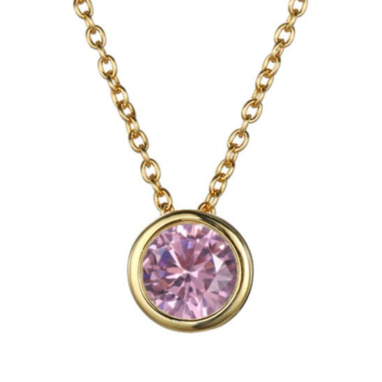 Collar de piedra natal Lyra